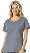 Carhartt Women's Mock Wrap Notch Neck Scrub Top Carhartt Women's Mock Wrap Notch Neck Scrub Top