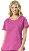 Carhartt Women's Mock Wrap Notch Neck Scrub Top Carhartt Women's Mock Wrap Notch Neck Scrub Top