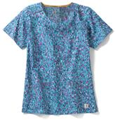 Carhartt Women's Mock Wrap Notch Neck Print Top Carhartt Women's Mock Wrap Notch Neck Print Top