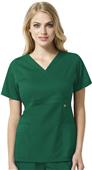 WonderWink NEXT Womens Elizabeth Mock Wrap Top WonderWink NEXT Womens Elizabeth Mock Wrap Top