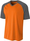 A4 Adult Youth Strike Baseball Jersey Tee A4 Adult Youth Strike Baseball Jersey Tee