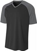 A4 Adult Youth Strike Baseball Jersey Tee A4 Adult Youth Strike Baseball Jersey Tee