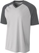 A4 Adult Youth Strike Baseball Jersey Tee A4 Adult Youth Strike Baseball Jersey Tee