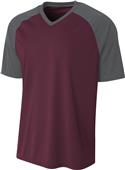 A4 Adult Youth Strike Baseball Jersey Tee A4 Adult Youth Strike Baseball Jersey Tee