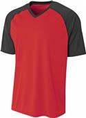 A4 Adult Youth Strike Baseball Jersey Tee A4 Adult Youth Strike Baseball Jersey Tee