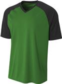 A4 Adult Youth Strike Baseball Jersey Tee A4 Adult Youth Strike Baseball Jersey Tee