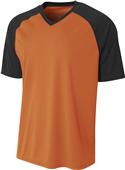 A4 Adult Youth Strike Baseball Jersey Tee A4 Adult Youth Strike Baseball Jersey Tee