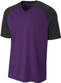 A4 Adult Youth Strike Baseball Jersey Tee A4 Adult Youth Strike Baseball Jersey Tee