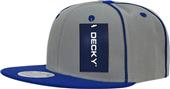 Decky Piped Crown Snapback Cap Decky Piped Crown Snapback Cap