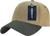 Decky Low Crown Structured Jute Cap Decky Low Crown Structured Jute Cap