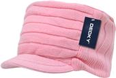 Decky Knitted Flat Top Cap w/ Visor Decky Knitted Flat Top Cap w/ Visor