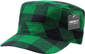 Decky Flannel Flat Top Cap Decky Flannel Flat Top Cap