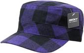Decky Flannel Flat Top Cap Decky Flannel Flat Top Cap
