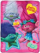 Northwest Trolls "Let's Party" Micro Raschel Throw Northwest Trolls "Let's Party" Micro Raschel Throw