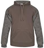 Badger Sport Adult Tonal Blend Fleece Hoodie Badger Sport Adult Tonal Blend Fleece Hoodie