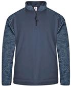 Badger Sport Adult Tonal Blend 1/4 Zip Fleece Badger Sport Adult Tonal Blend 1/4 Zip Fleece