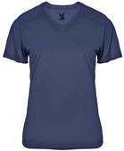 Badger Sport Ladies Ultimate V-Neck SS Tee Badger Sport Ladies Ultimate V-Neck SS Tee