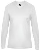 Badger Sport Ladies Ultimate V-Neck LS Tee Badger Sport Ladies Ultimate V-Neck LS Tee