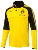 Puma Mens BVB 1/4 Zip Training Soccer Jacket Puma Mens BVB 1/4 Zip Training Soccer Jacket