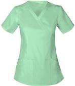 Code Happy Womens Cloud Nine Mock Wrap Top Code Happy Womens Cloud Nine Mock Wrap Top