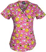 Code Happy Womens Happy To Love You Mock Wrap Top Code Happy Womens Happy To Love You Mock Wrap Top
