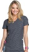 HeartSoul Womens Beat of My Heart V-Neck Scrub Top HeartSoul Womens Beat of My Heart V-Neck Scrub Top
