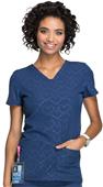 HeartSoul Womens Beat of My Heart V-Neck Scrub Top HeartSoul Womens Beat of My Heart V-Neck Scrub Top