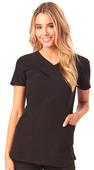 HeartSoul Women Cross My Heart Mock Wrap Scrub Top HeartSoul Women Cross My Heart Mock Wrap Scrub Top