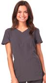 HeartSoul Women Cross My Heart Mock Wrap Scrub Top HeartSoul Women Cross My Heart Mock Wrap Scrub Top
