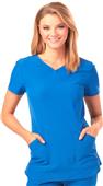 HeartSoul Women Cross My Heart Mock Wrap Scrub Top HeartSoul Women Cross My Heart Mock Wrap Scrub Top