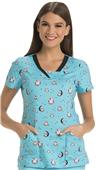 HeartSoul Womens Contemporary Fit V-Neck Scrub Top HeartSoul Womens Contemporary Fit V-Neck Scrub Top