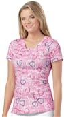 HeartSoul Womens V-Neck Scrub Tops HeartSoul Womens V-Neck Scrub Tops