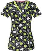 HeartSoul Womens Young Love Lime Dream V-Neck Top HeartSoul Womens Young Love Lime Dream V-Neck Top