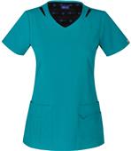 Sapphire Women's V-Neck Scrub Top Sapphire Women's V-Neck Scrub Top