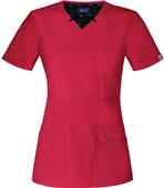 Sapphire Womens Madison Mock Wrap Scrub Top Sapphire Womens Madison Mock Wrap Scrub Top