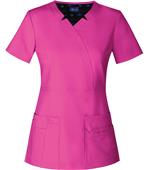 Sapphire Womens Madison Mock Wrap Scrub Top Sapphire Womens Madison Mock Wrap Scrub Top