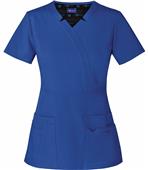 Sapphire Womens Madison Mock Wrap Scrub Top Sapphire Womens Madison Mock Wrap Scrub Top
