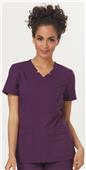 Sapphire Womens Madison Mock Wrap Scrub Top Sapphire Womens Madison Mock Wrap Scrub Top