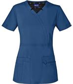 Sapphire Womens Madison Mock Wrap Scrub Top Sapphire Womens Madison Mock Wrap Scrub Top