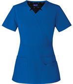 Sapphire Womens Madison Mock Wrap Scrub Top Sapphire Womens Madison Mock Wrap Scrub Top