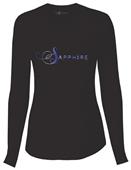 Sapphire Womens Chelsea Underscrub Knit Tee Sapphire Womens Chelsea Underscrub Knit Tee
