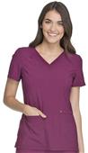 Cherokee Women's iFlex V-Neck Knit Panel Scrub Top Cherokee Women's iFlex V-Neck Knit Panel Scrub Top