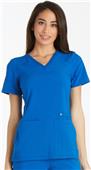Cherokee Women's iFlex V-Neck Knit Panel Scrub Top Cherokee Women's iFlex V-Neck Knit Panel Scrub Top