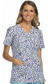 Cherokee Women's Mock Wrap Scrub Top Cherokee Women's Mock Wrap Scrub Top