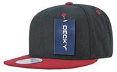 Decky 2Tone Flat Bill Snapback Cap Decky 2Tone Flat Bill Snapback Cap