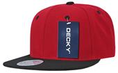 Decky 2Tone Flat Bill Snapback Cap Decky 2Tone Flat Bill Snapback Cap