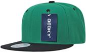 Decky 2Tone Flat Bill Snapback Cap Decky 2Tone Flat Bill Snapback Cap