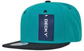 Decky 2Tone Flat Bill Snapback Cap Decky 2Tone Flat Bill Snapback Cap