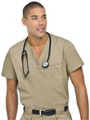 Landau Men's Vented Scrub Top Landau Men's Vented Scrub Top
