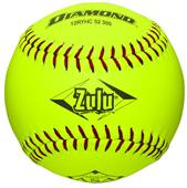 Diamond Zulu Red Stitch 12" Slowpitch Softball Diamond Zulu Red Stitch 12" Slowpitch Softball